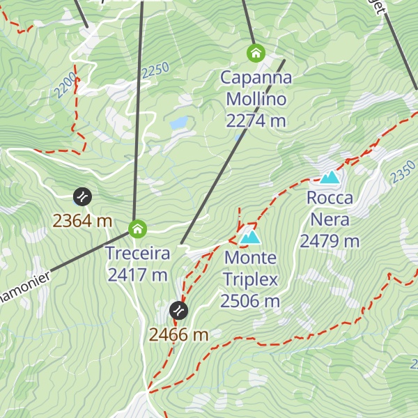 Map of La Marmotta