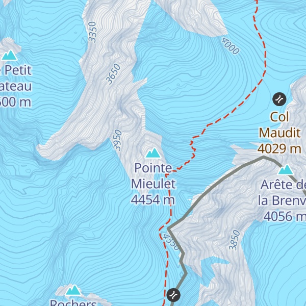 Map of Pointe Mieulet
