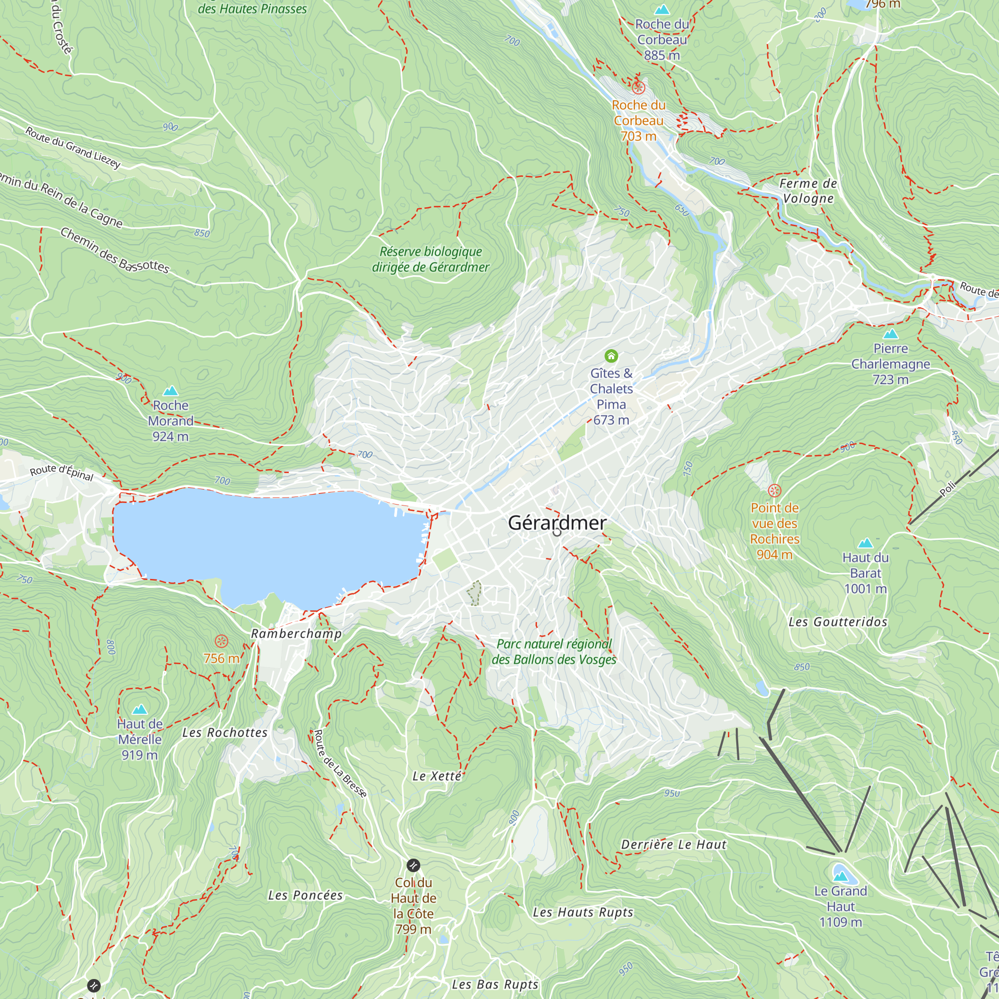 Office de Tourisme Gérardmer-Xonrupt map