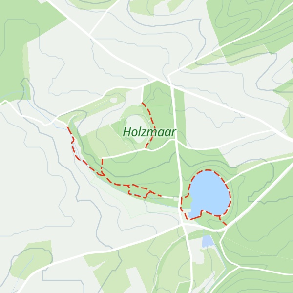 Map of Wanderhütte am Dürren Maar