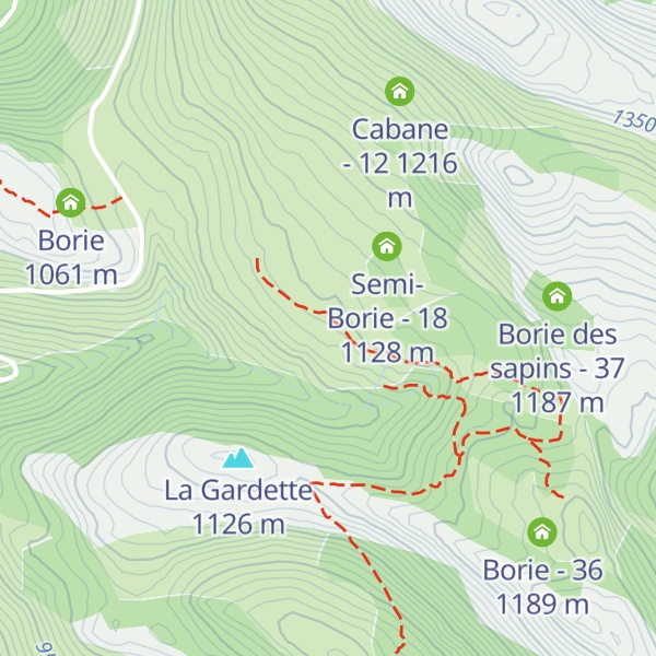 Map of Borie - 3