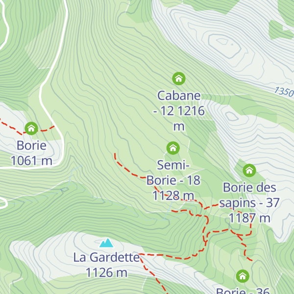 Map of Cabane - 5