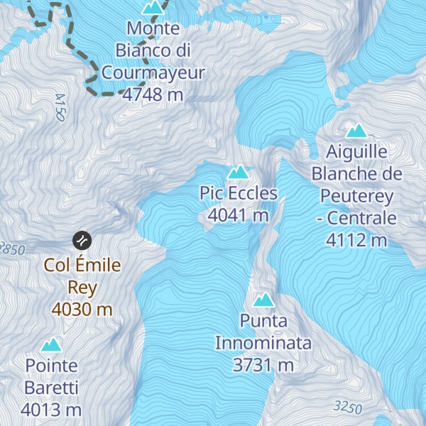 Map of Bivacco Giuseppe Lampugnani