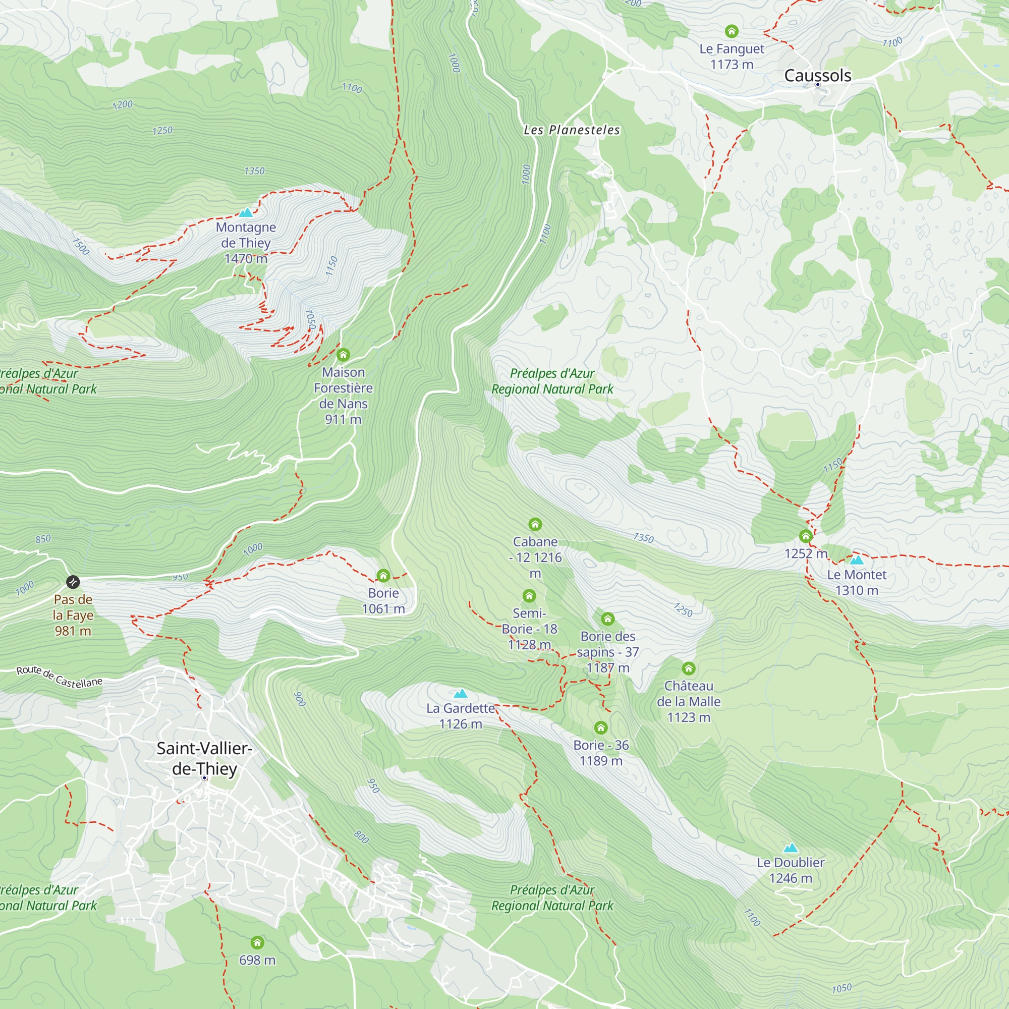 Borie - 47 map