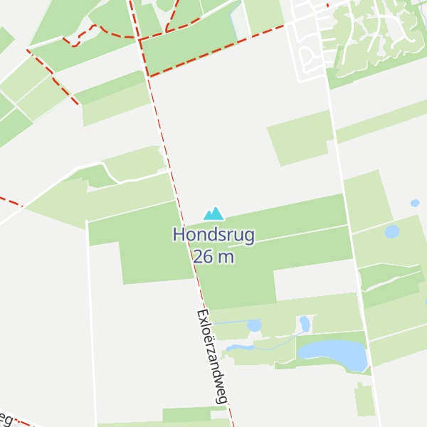Map of Hondsrug