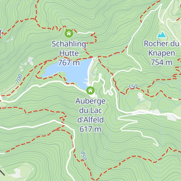 Map of Auberge du Lac d'Alfeld