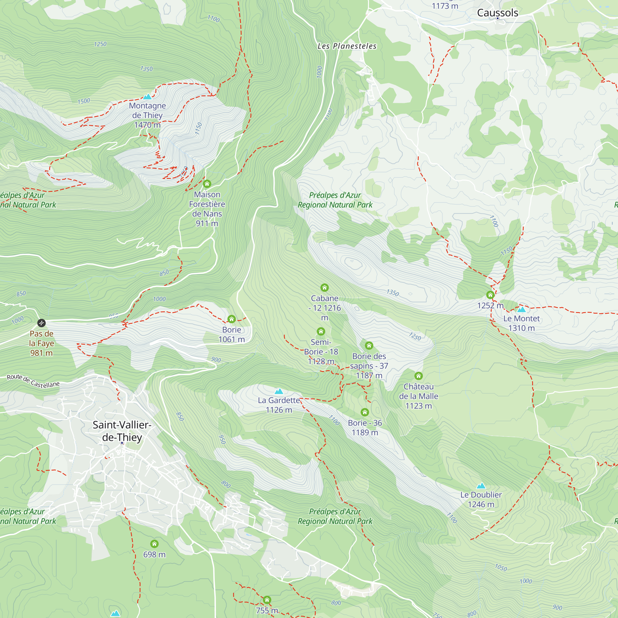 Cabane Double - 12 map