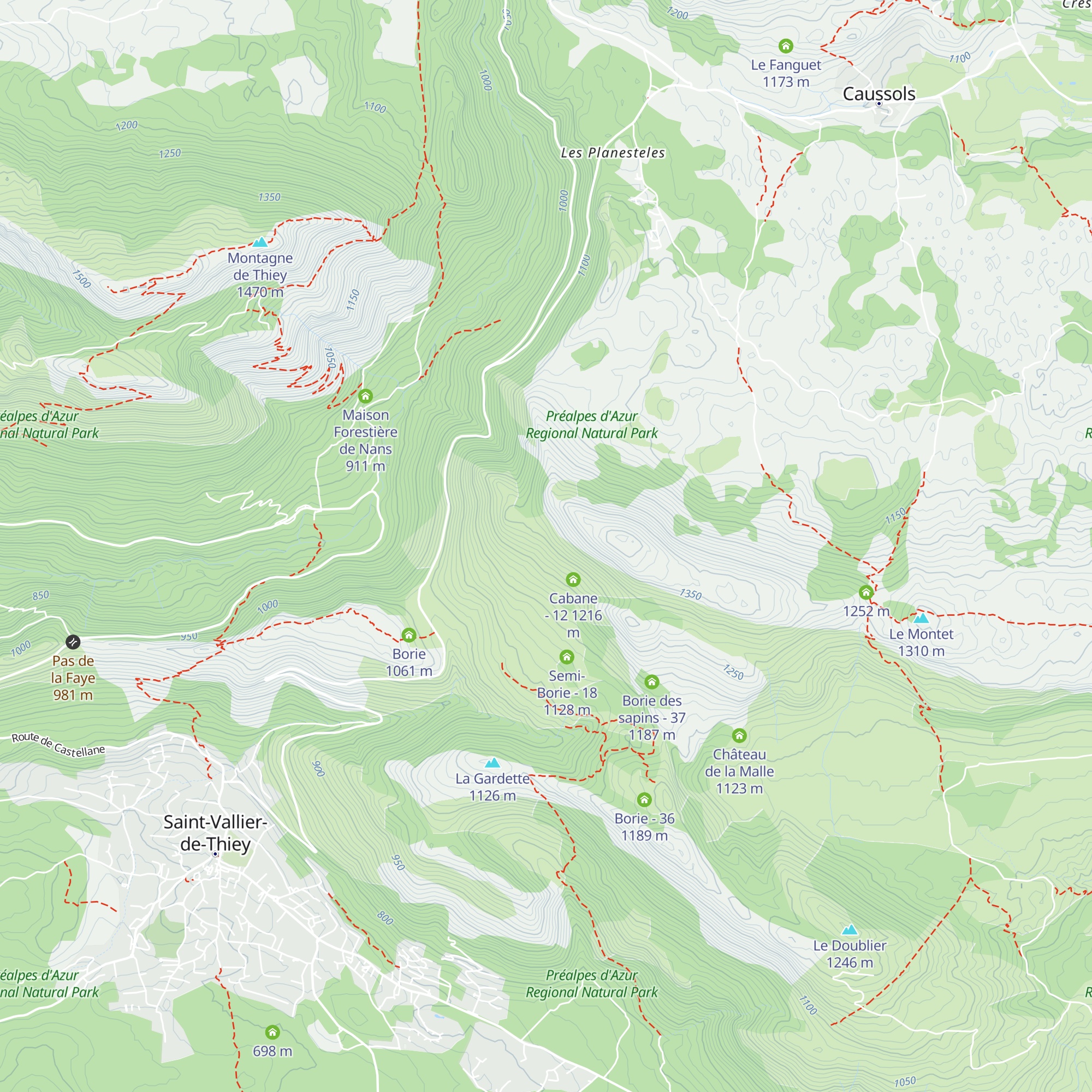 Borie et Enclos - 50 map