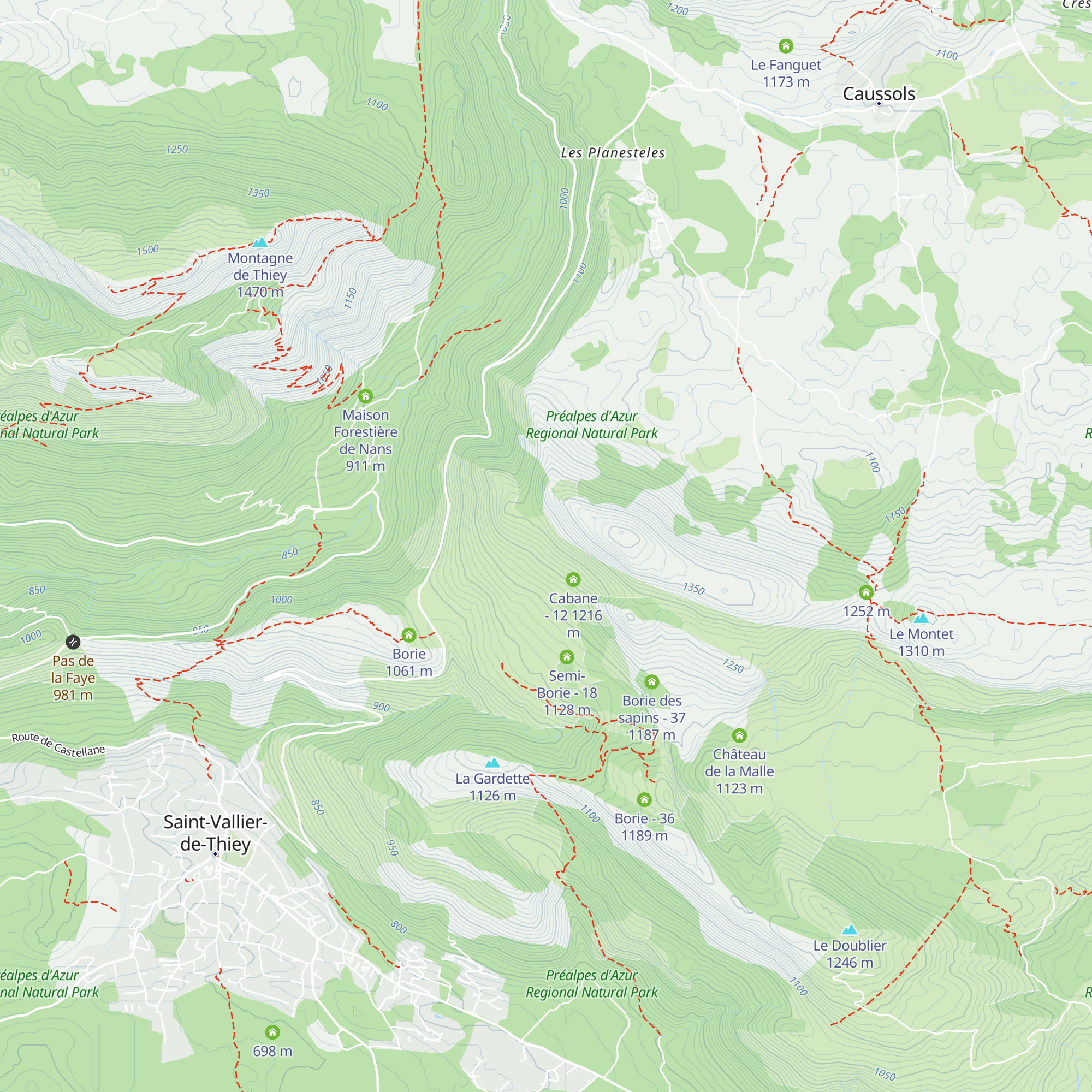 Borie et Enclos - 50 map