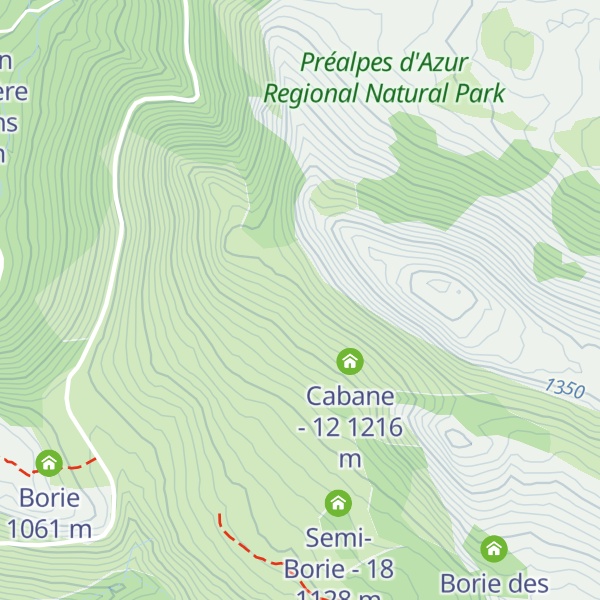 Map of Borie et Enclos - 50