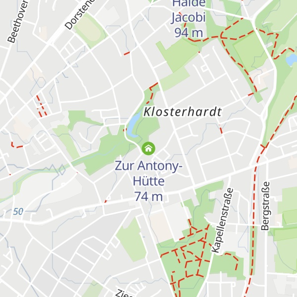 Map of Zur Antony-Hütte