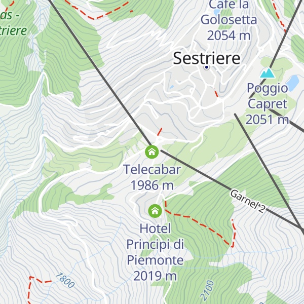Map of Telecabar