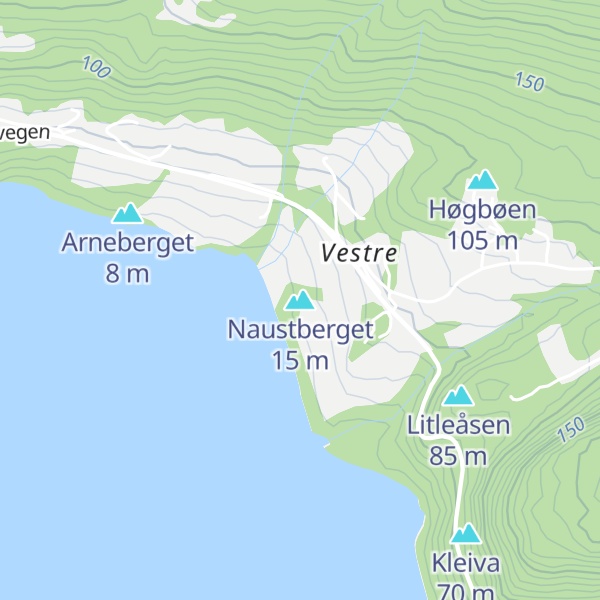 Map of Naustberget