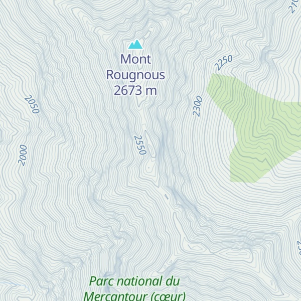 Map of Mont Molaret