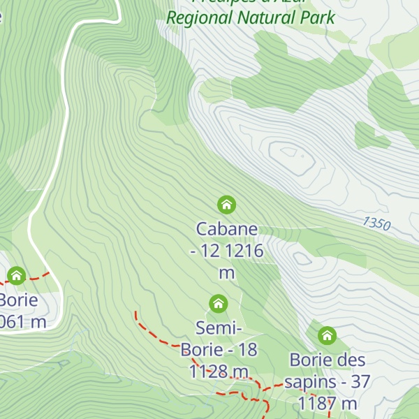 Map of Cabane Double - 34