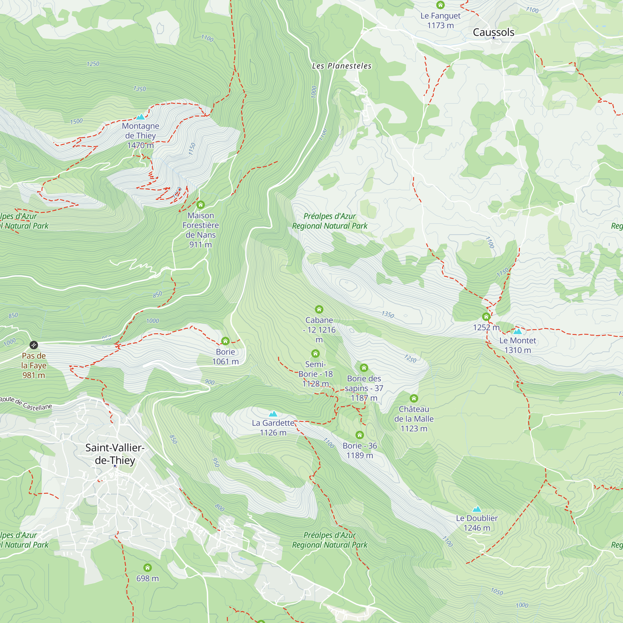 Cabane Double - 34 map