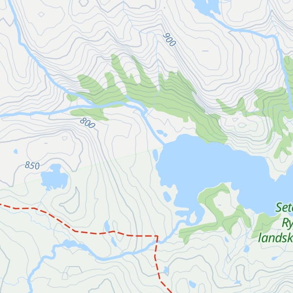 Map of Heiberghytta Grautheller