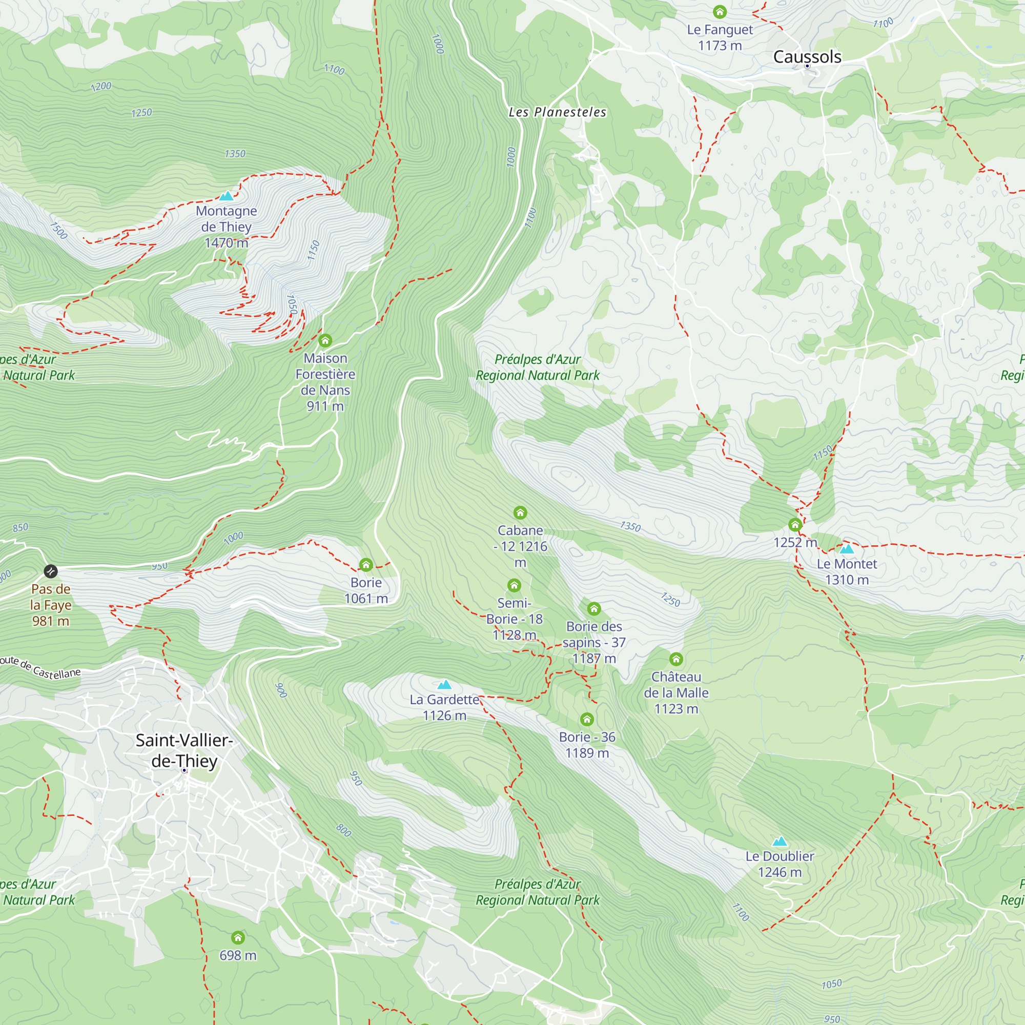 Cabane - 14 map