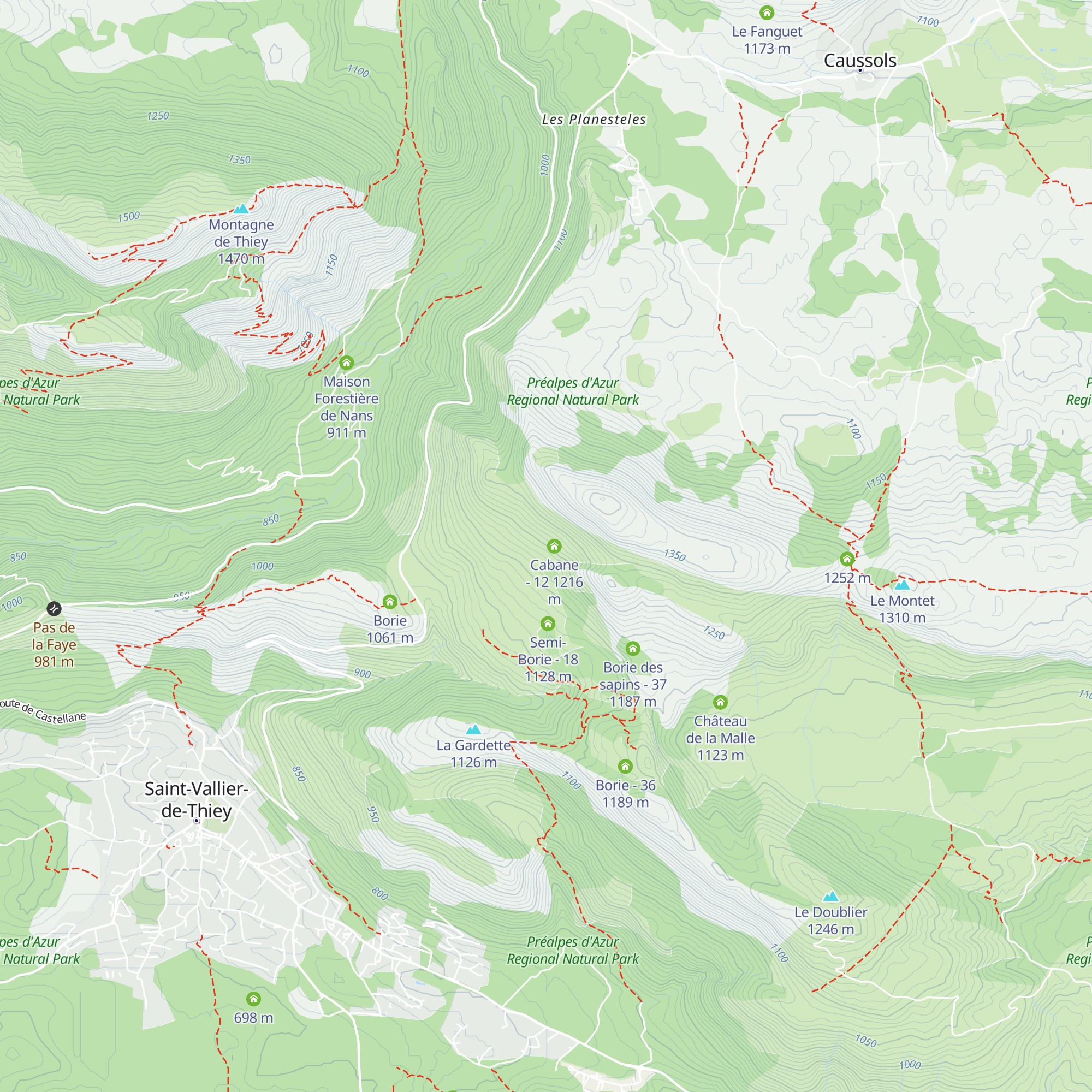 Cabane - 14 map