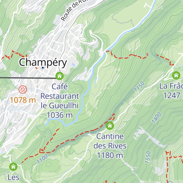 Map of Les Etangs