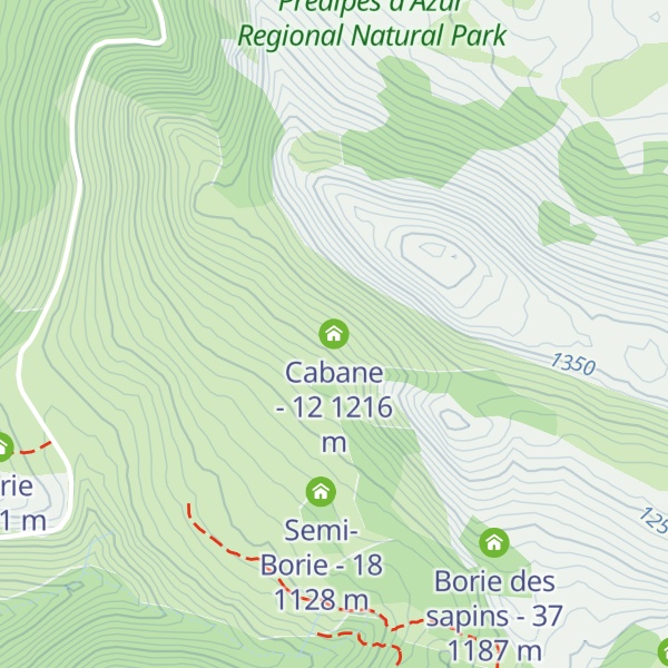 Map of Cabane - 12