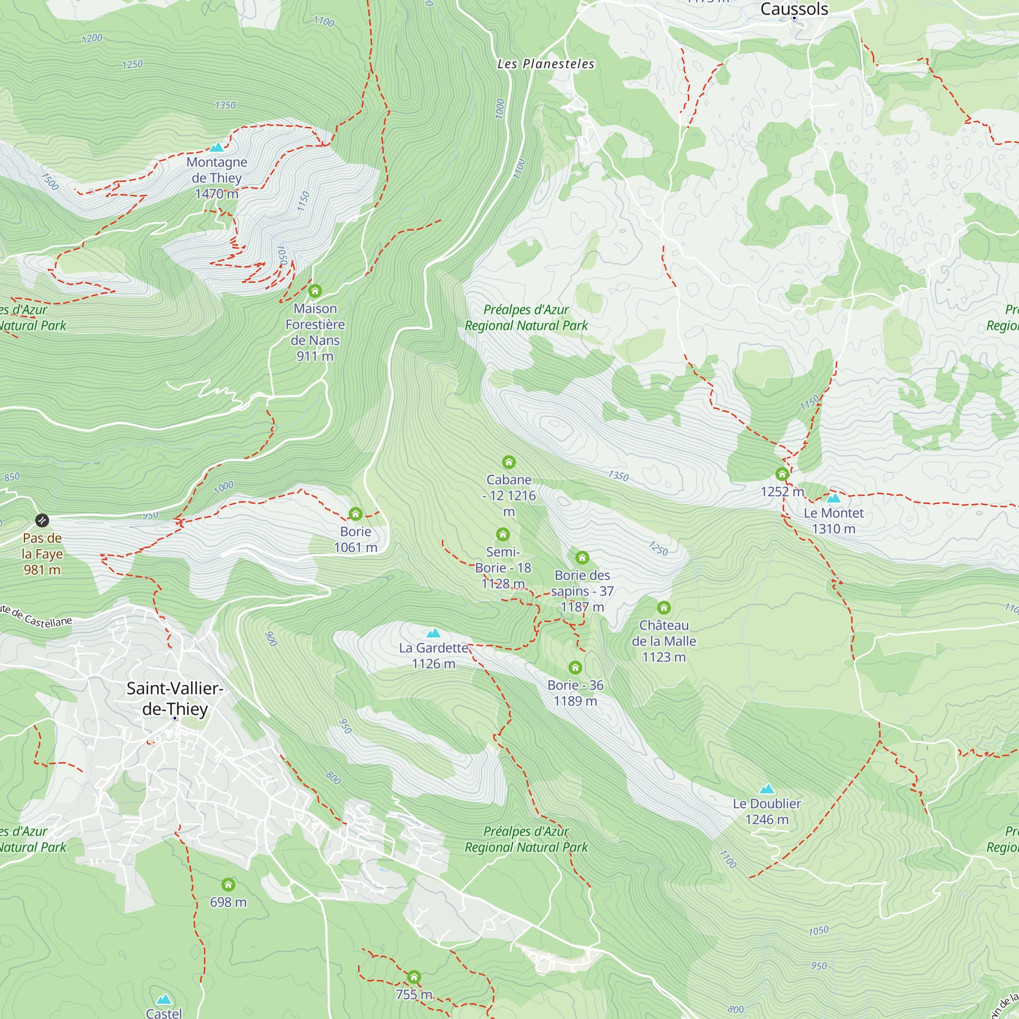 Cabane - 20 map