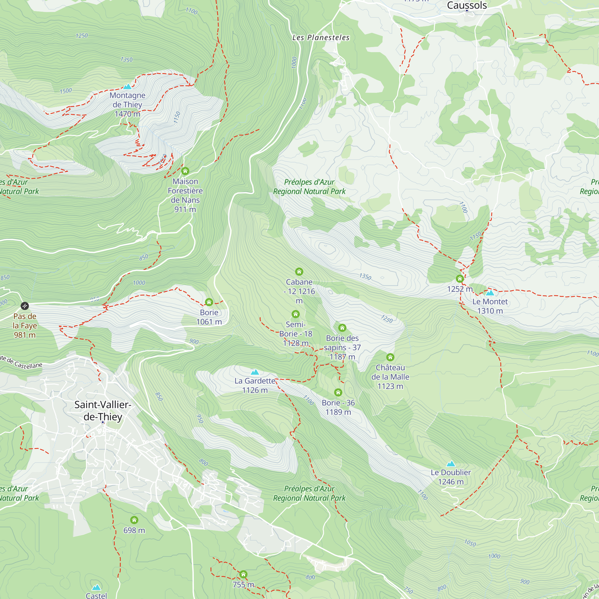 Cabane - 20 map