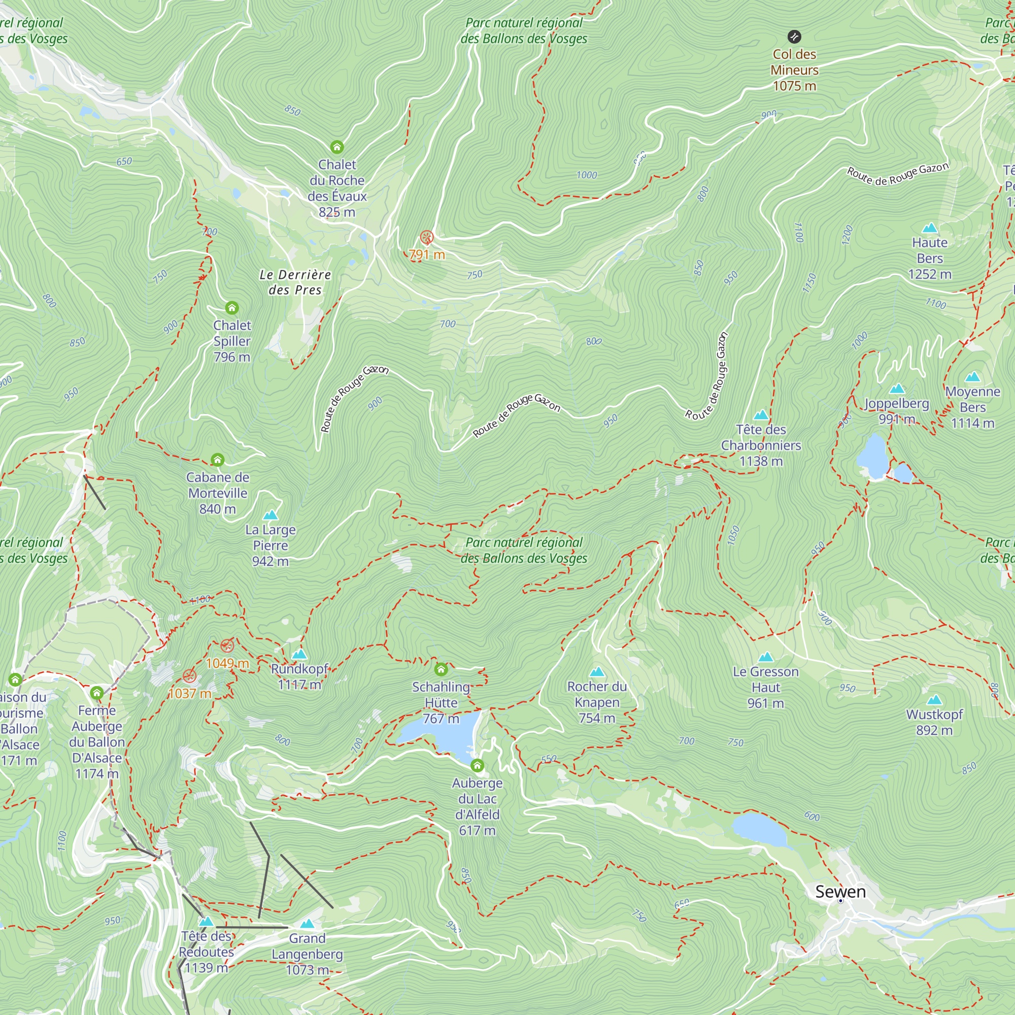 La Petite Chaume map
