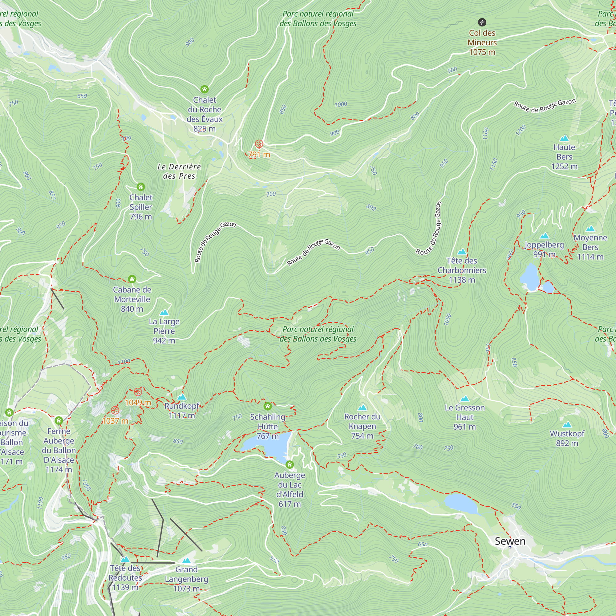 La Petite Chaume map