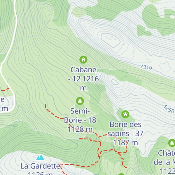 Map of Cabane - 21