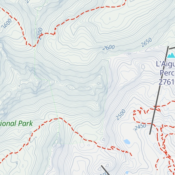Map of La Grande Tourne