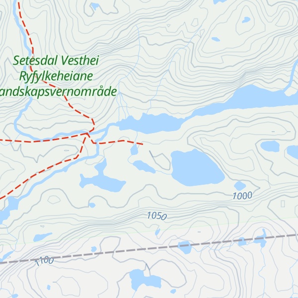 Map of Litle Aurådal