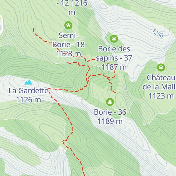 Map of Borie - 31