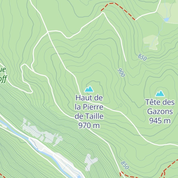 Map of Haut de la Pierre de Taille