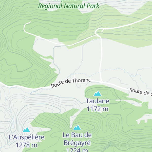 Map of Les Grandes Roches