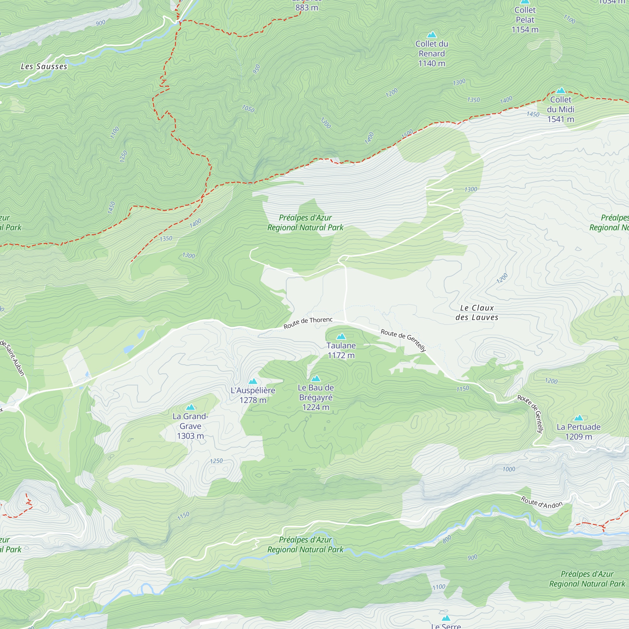 Les Grandes Roches map