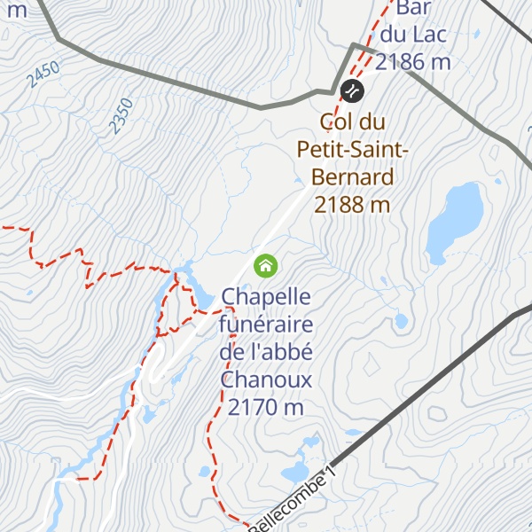 Map of Chapelle funéraire de l'abbé Chanoux