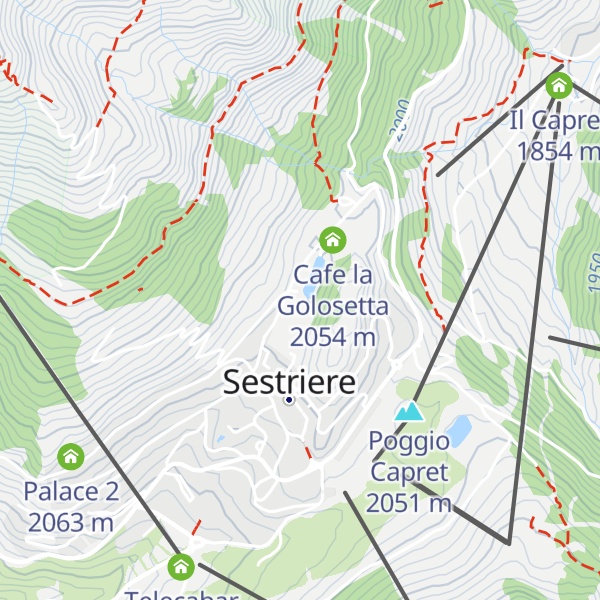 Map of Hotel Lago Losetta
