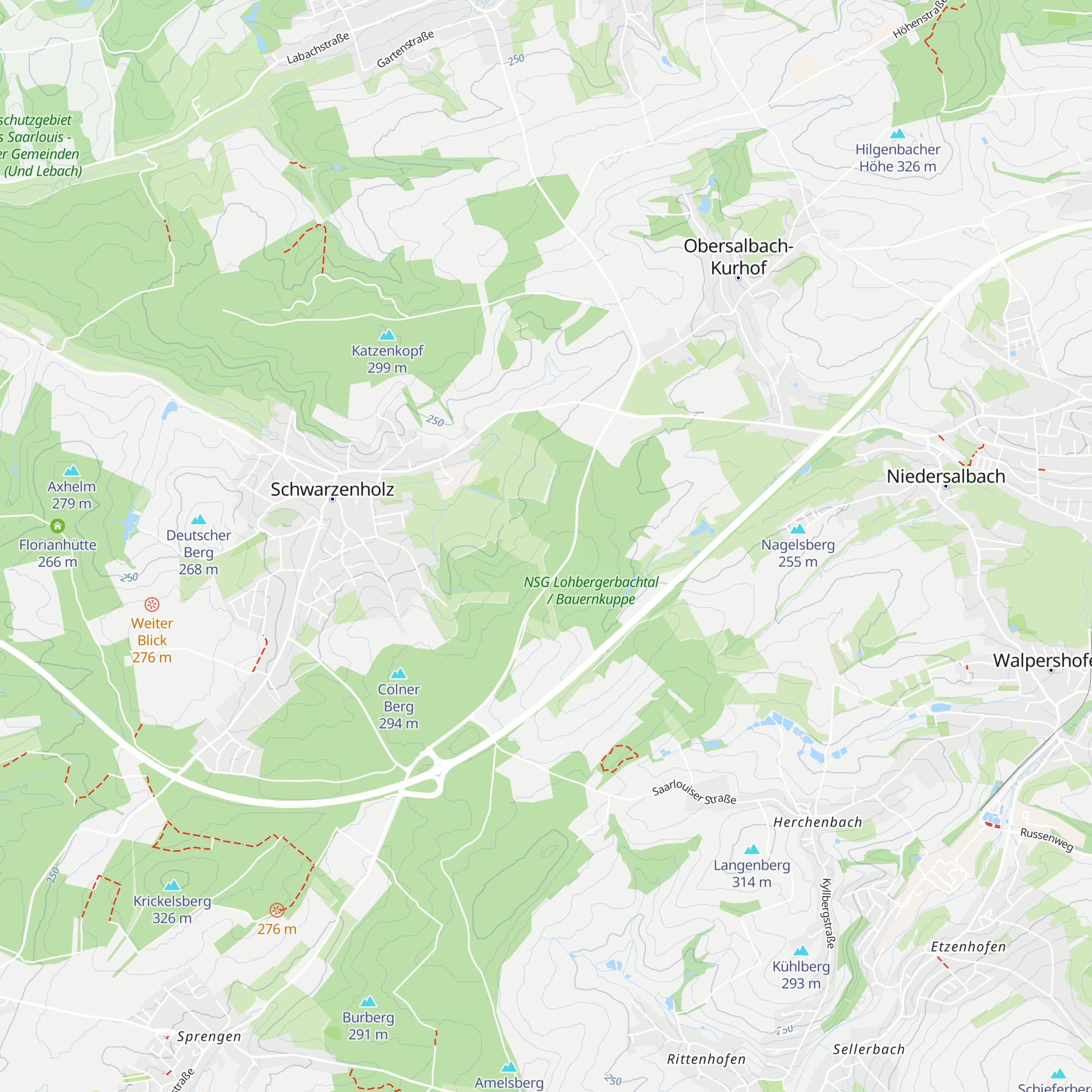 Hüfhütte map