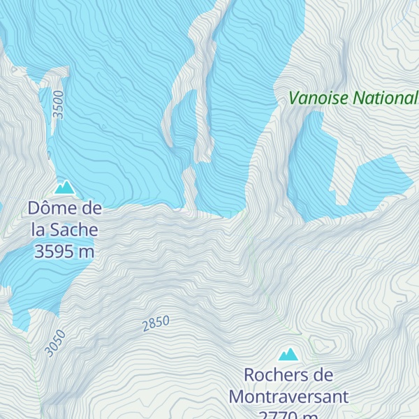 Map of Grande Paréi