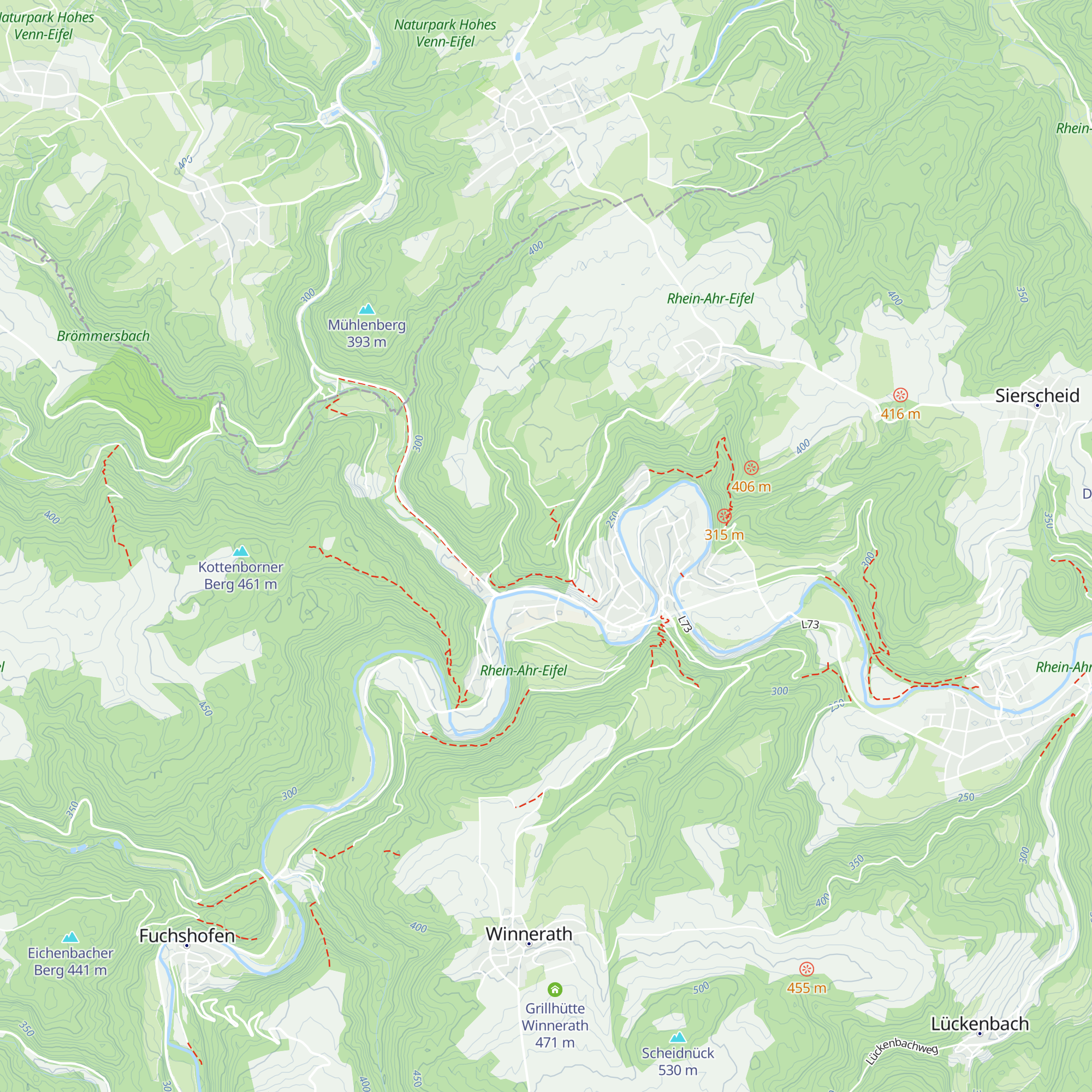 Martinshütte map