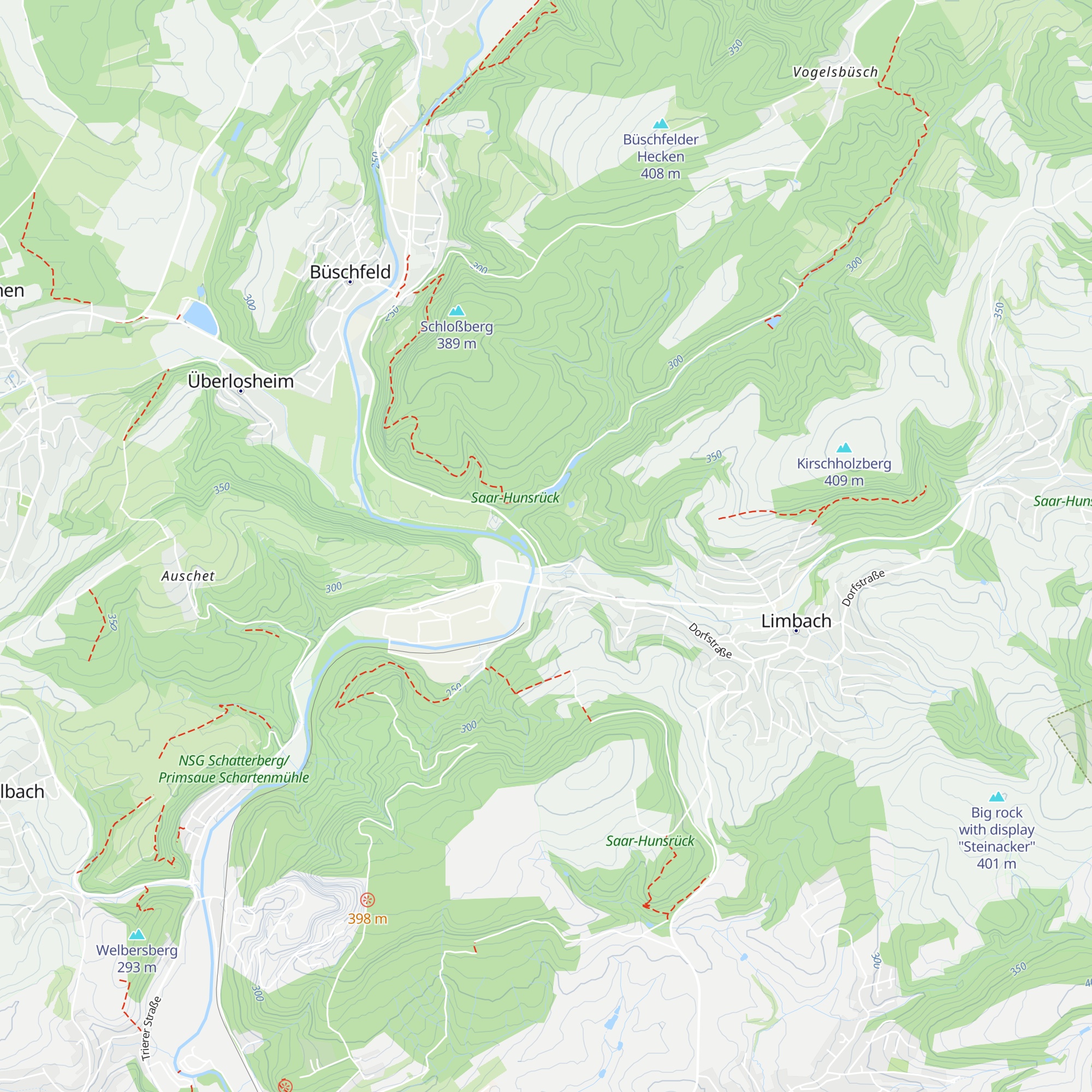 Schutzhütte Waldesruh map