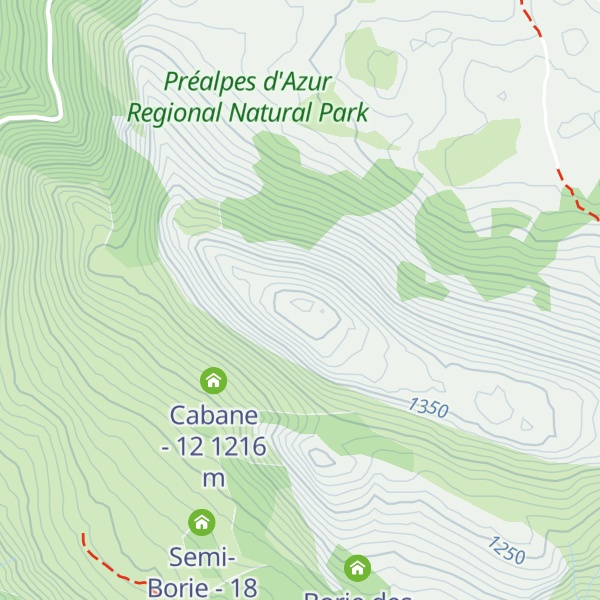 Map of Colle du Maçon