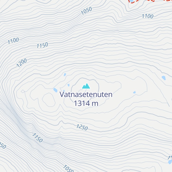 Map of Vatnasetenuten