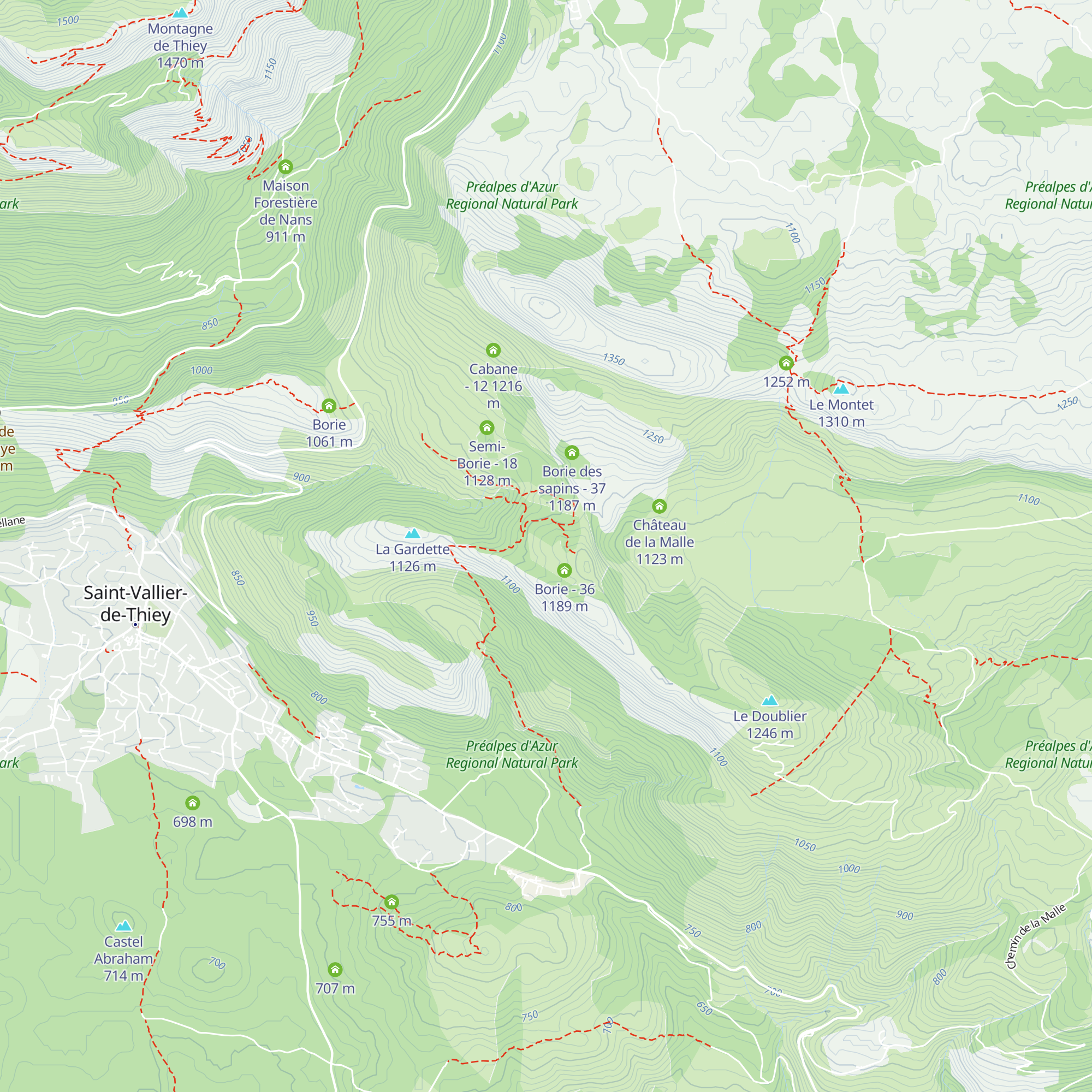 Cabane dans doline - 32 map