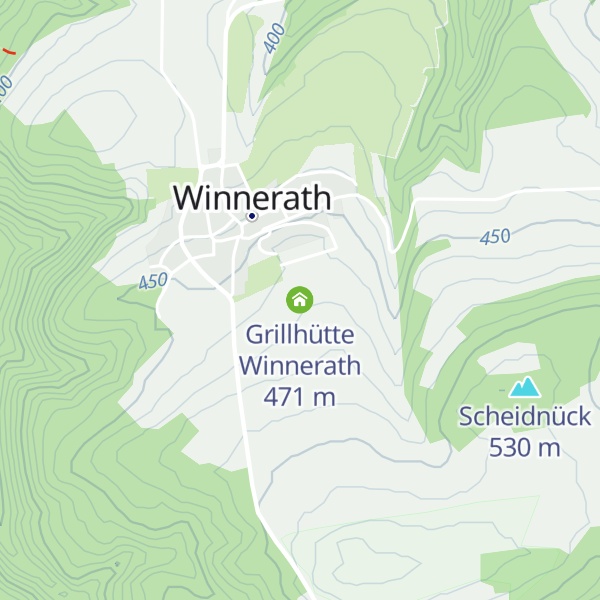 Map of Grillhütte Winnerath