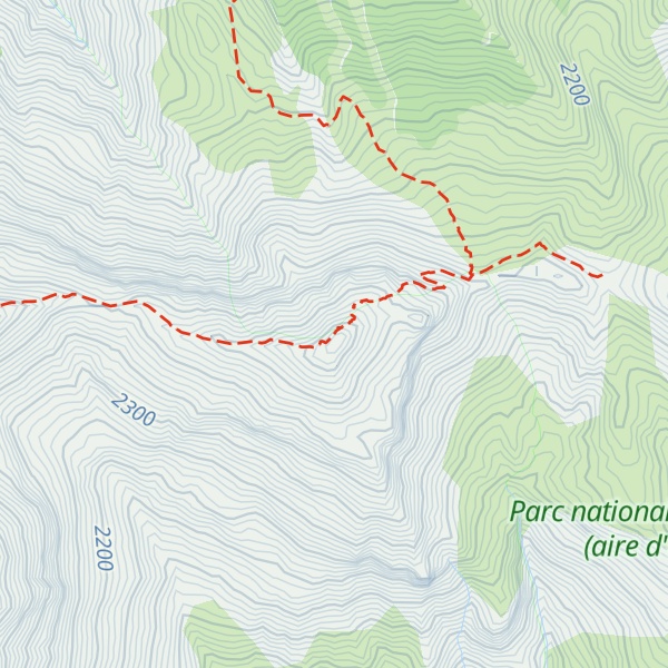 Map of Mont Riounet