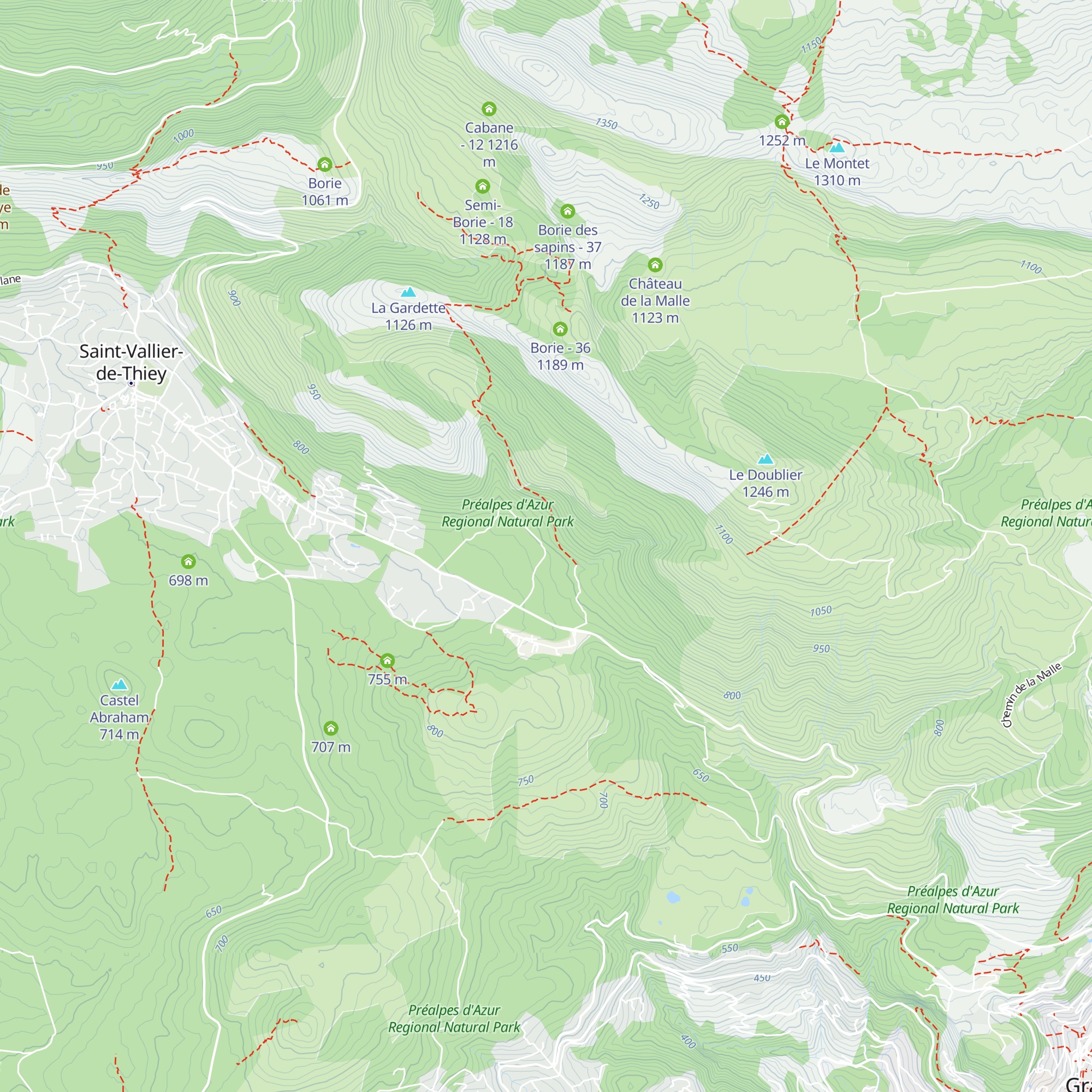 Bastide d'Arbouin map