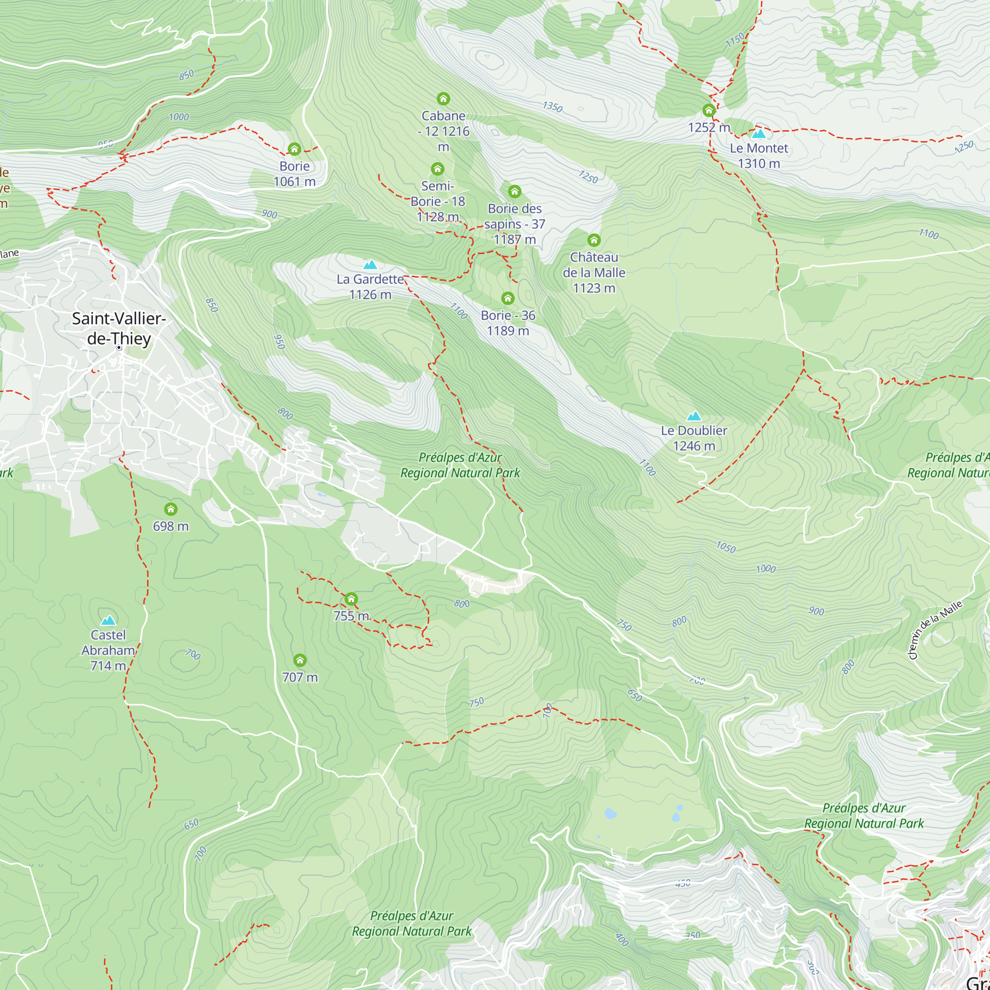 Bastide d'Arbouin map