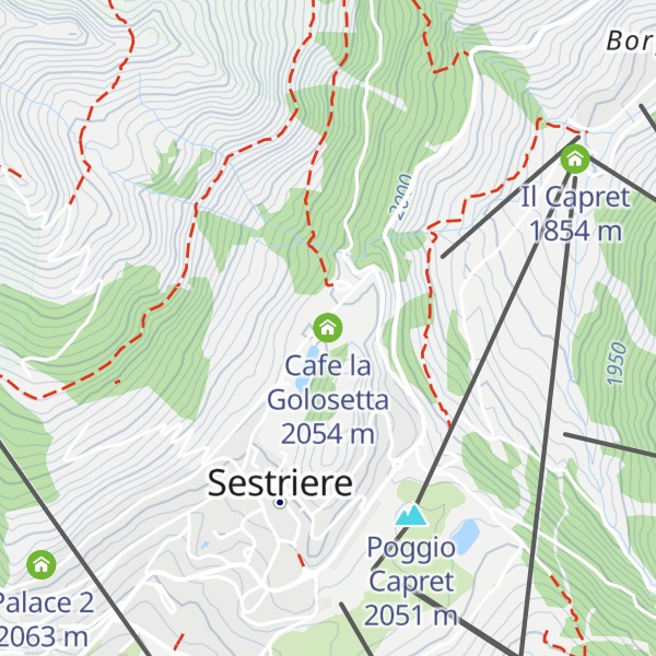 Map of Cafe la Golosetta